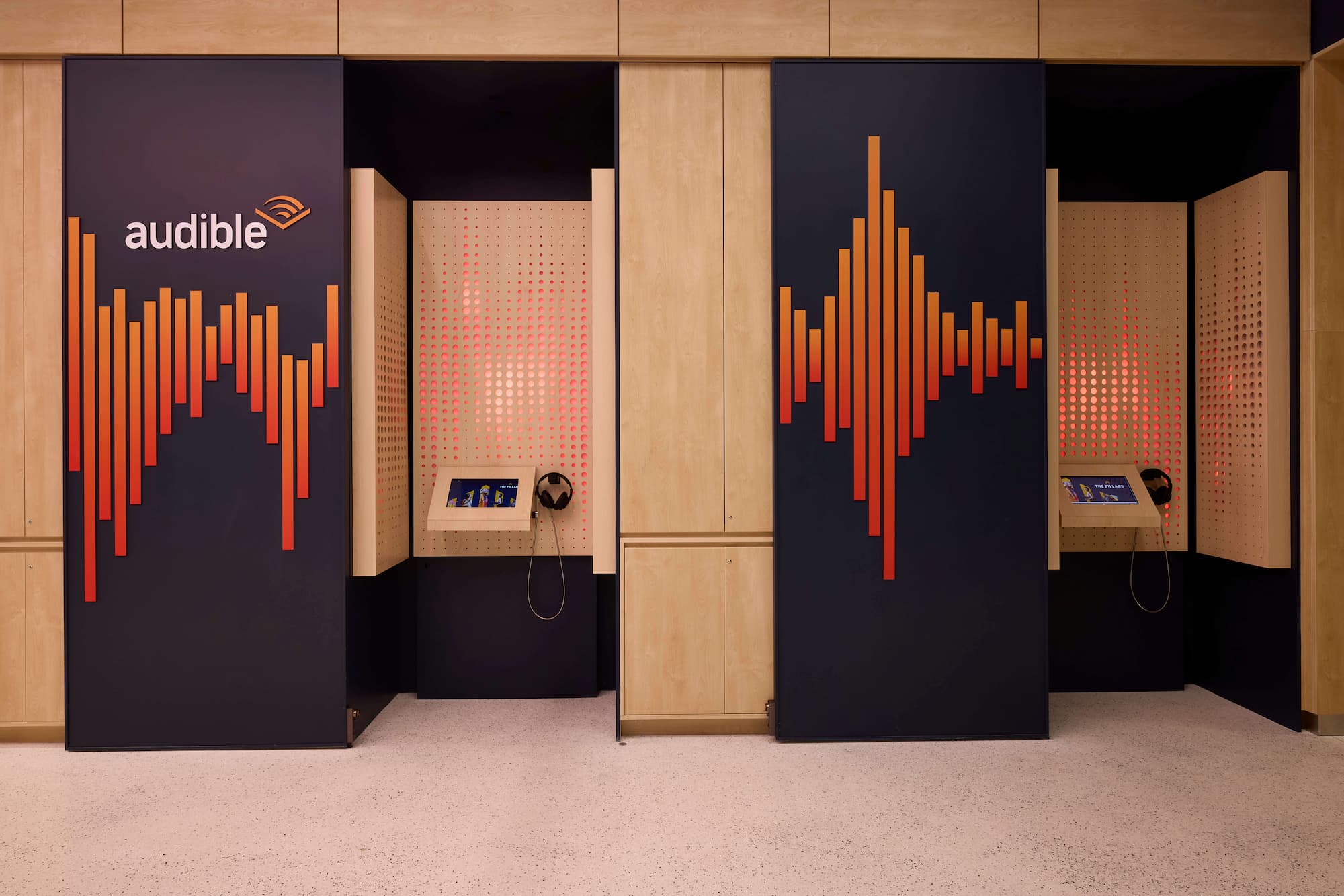 The Pillars Audible Light Sculpture